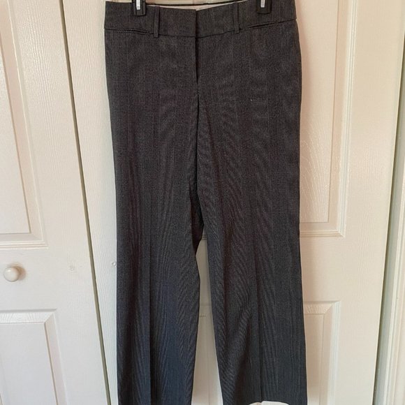 ANN TAYLOR LOFT WOMENS DRESS PANTS PINSTRIPE SIZE 6 TROUSER - Picture 1 of 5
